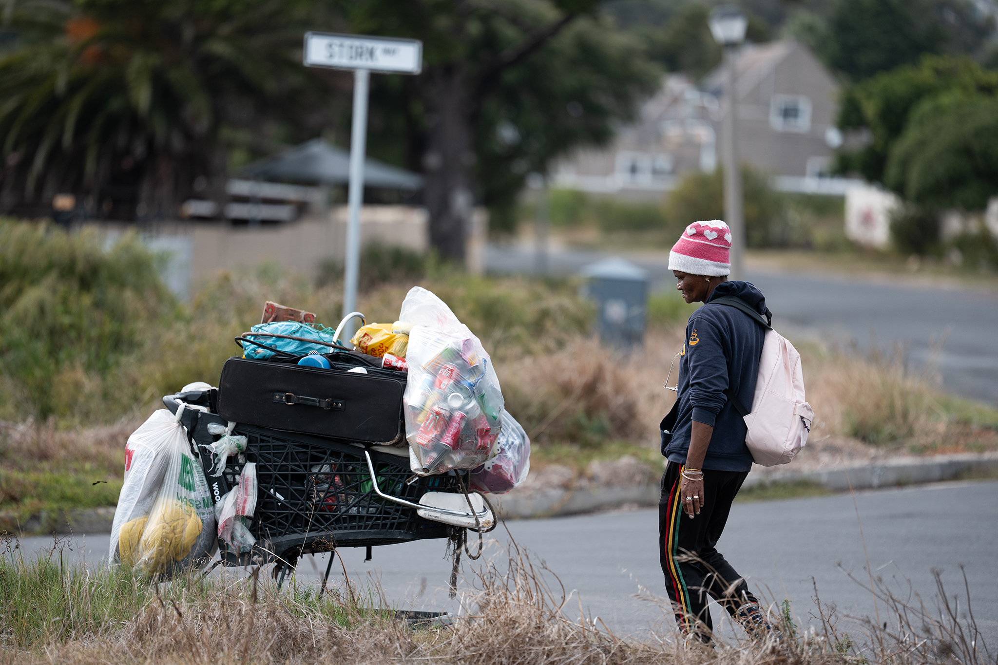 Chevon Roubain sitting.