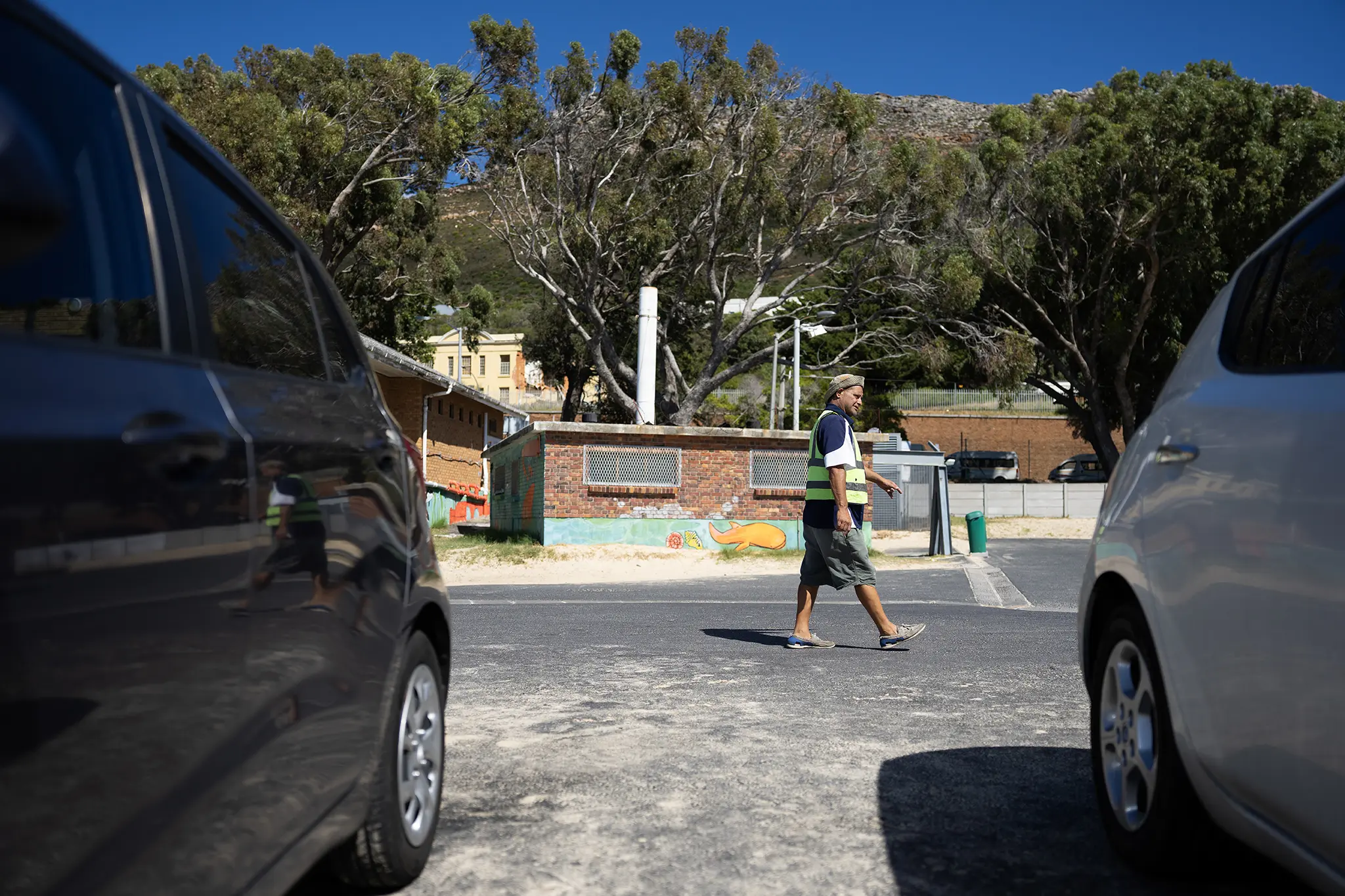 Quentin Oberholster pacing.